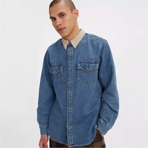 NWT LEVI'S Relaxed Fit Western Shirt